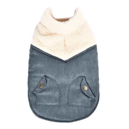 4DOG DELUXE Haina pentru Caine, Woofwear Gri, 40 cm