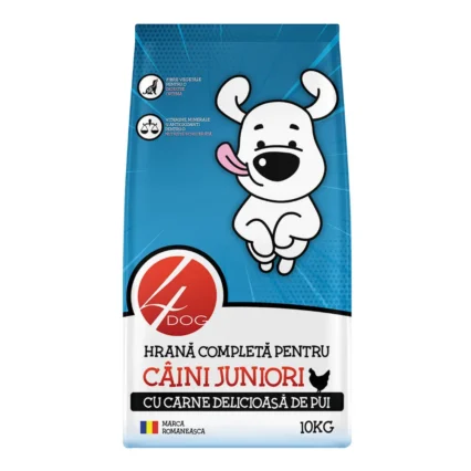 Hrana Uscata Caini 4DOG Junior Pui 10kg