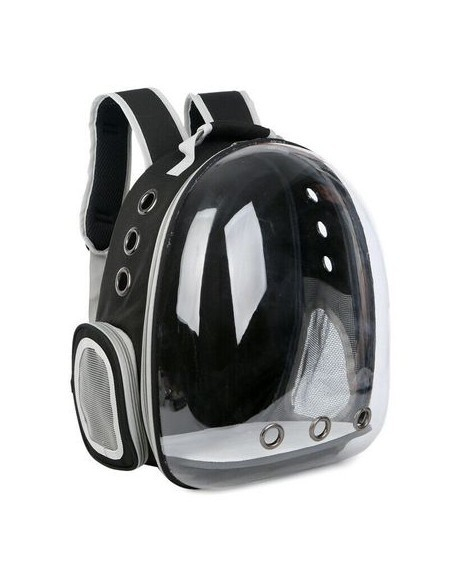 4DOG Rucsac pentru Transport, Negru Transparent, 31x42x28 cm