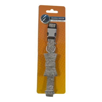 4DOG Zgarda Papion, Crem, 1,6x30-40 cm