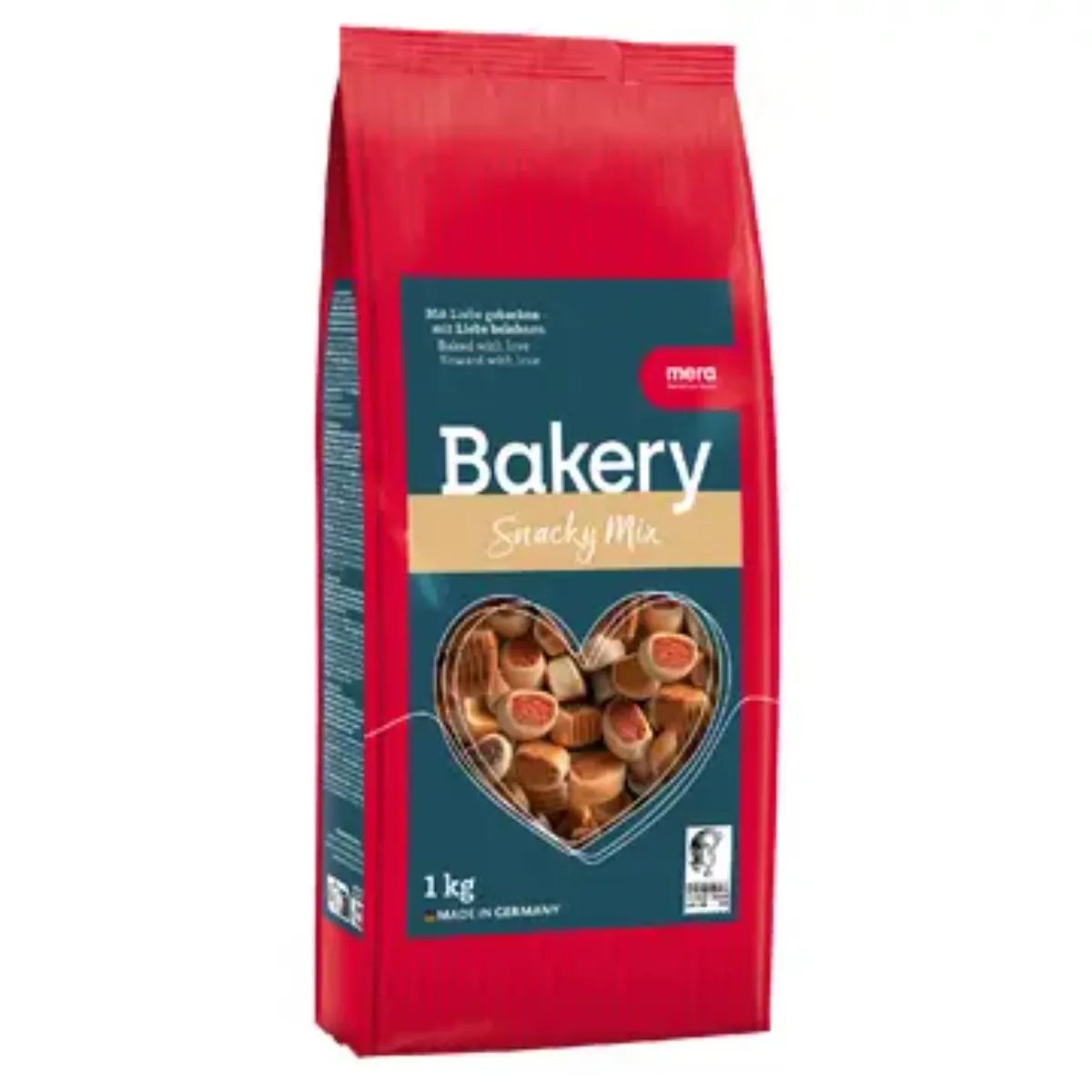 Recompense pentru Caine Adult, MERA Bakery, Snacky Mix, Biscuiti, Peste si Carne, 1kg