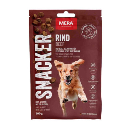 Recompense pentru Caine Adult, MERA Snacker, Vita, 200g