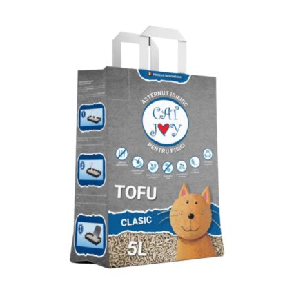 CAT JOY Tofu, Asternut Igienic pentru Pisica, Clasic, 5L ,   DELISTAT