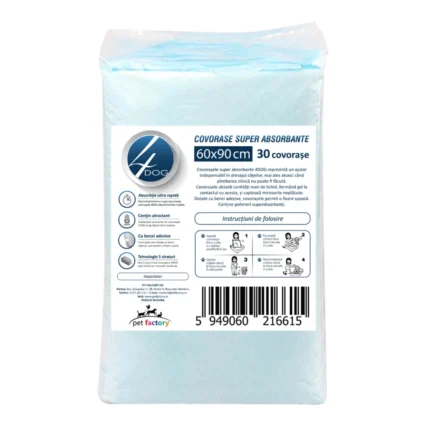 Covorase Igienice 4DOG 60x90cm 30buc