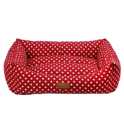 Culcus 4DOG DELUXE Makarons L 78x60x22CM Rosu ,   DELISTAT