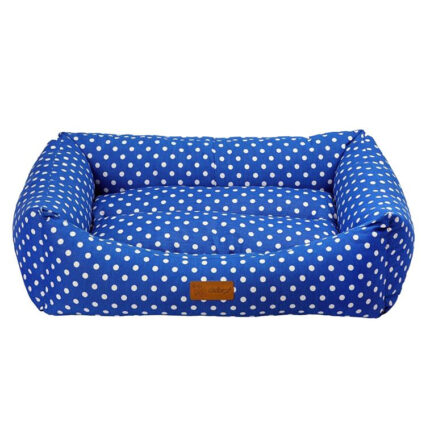 Culcus 4DOG DELUXE Makarons XL 95x70x22CM Albastru ,   DELISTAT