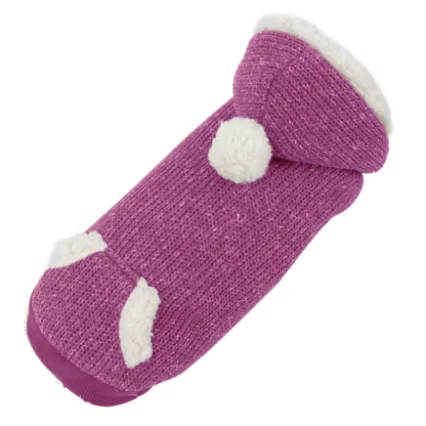 Haina pentru Caine, 4DOG DELUXE, Capuccino Roz, 40 cm