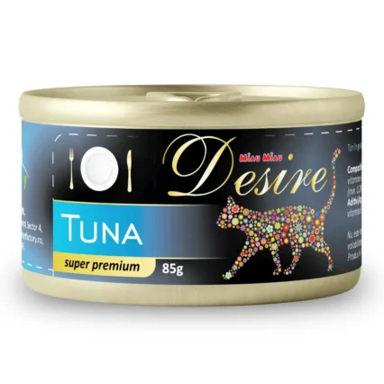 DESIRE Conserva, Hrana Umeda Pisica Adult, Ton File in Gelatina, 85g