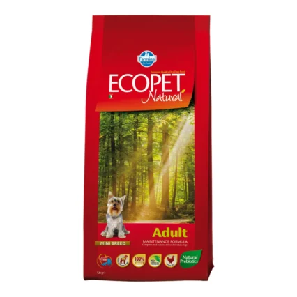 Hrana Uscata Caini ECOPET NATURAL Adult Mini 12kg