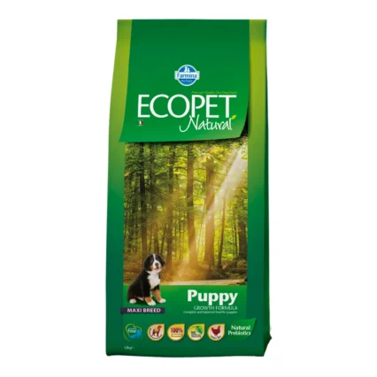 Hrana Uscata Caini ECOPET NATURAL Puppy Maxi 12kg