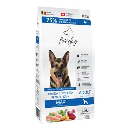 FOR DOG Hrana Uscata Caine Adult, Talie Mare, Pasare, 10kg