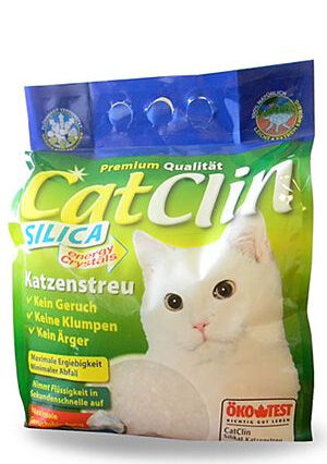 Nisip Pisici CATCLIN Silicat 8L