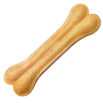 Recompensa pentru Caine Adult, 4DOG, Os din Piele Presata, 15cm