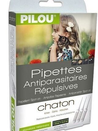 Pipeta Antiparazitara PILOU Pisica Junior (Kitten) 3x1ml