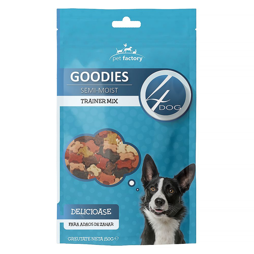 Recompense pentru Caine Adult, 4DOG GOODIES Trainer, Mix, 150g