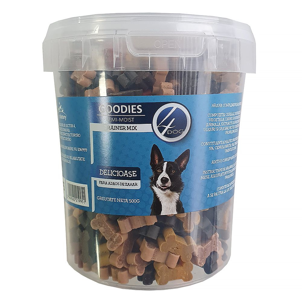 Recompense pentru Caine Adult, 4DOG GOODIES Trainer, Mix, 500g