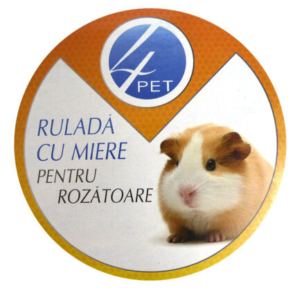 Rulada cu Miere pentru Rozatoare 4PET 65g ,   DELISTAT