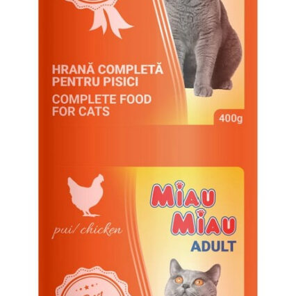 Salam, Hrana Umeda Pisica Adult, MIAU MIAU, Pui, 400g