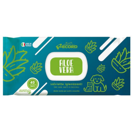 Servetele Umede Antibacteriene RECORD cu Aloe Vera 40buc