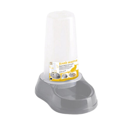 Hranitor Adapator STEFANPLAST Break Reserve, Stone Grey, 0,65L