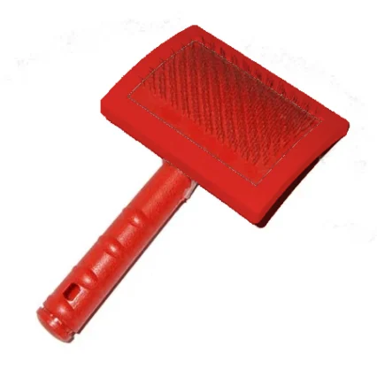 4DOG Tesala pentru Caine si Pisica, Plastic, Rosu, 19x11cm