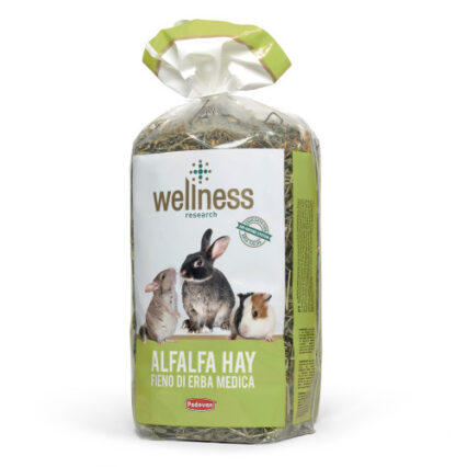 Fan pentru rozatoare Wellness Alfalfa Hay 500 g