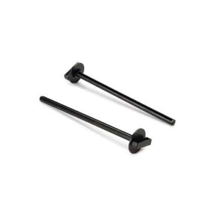 Bete pentru Colivie din Plastic Negru 22x12 cm