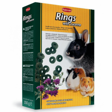 Inele cu lucerna pentru rozatoare Padovan 150 g