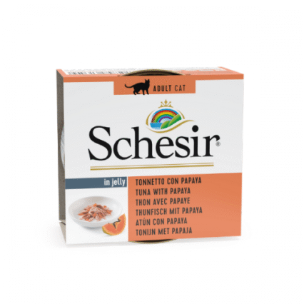 Hrana umeda pentru pisici Schesir Fruit Ton si Papaya 75gr