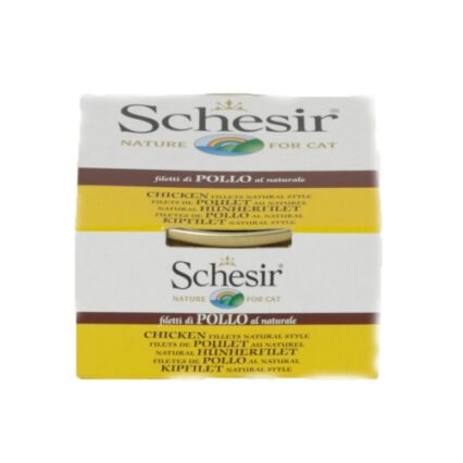 Hrana umeda pentru pisici Schesir Pui cu Orez 85gr
