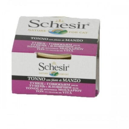Hrana umeda pentru pisici Schesir Ton si Vita File 85gr