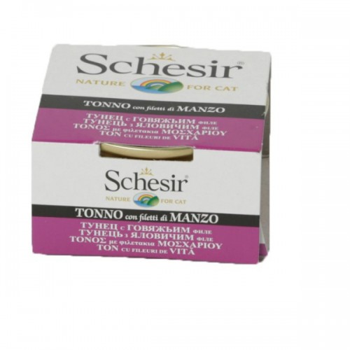 Hrana umeda pentru pisici Schesir Ton si Vita File 85gr
