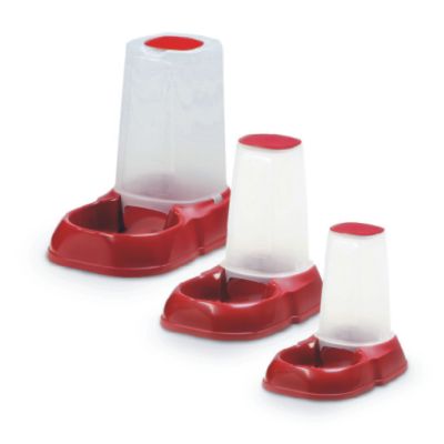 Castron cu dozator hrana - pentru caini si pisici M