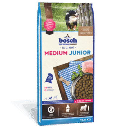 Hrana uscata pentru caini Bosch Medium Junior 15 kg