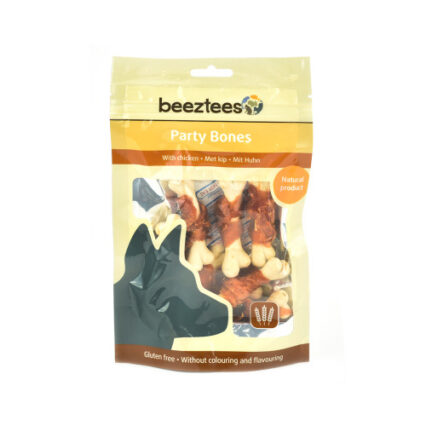 Recompensa pentru caini Beeztees Delisnacks Party Bones 85 g