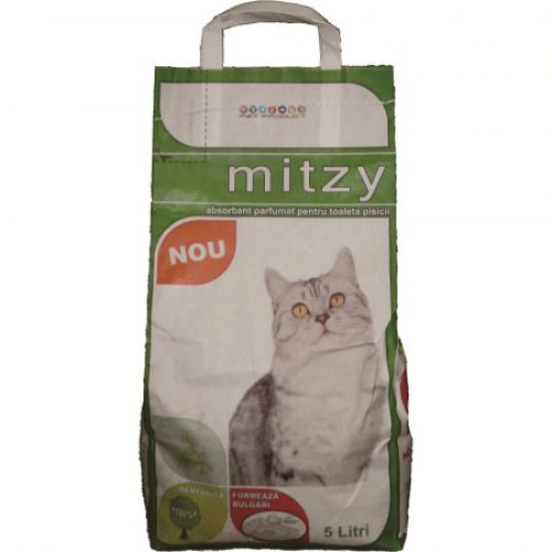Nisip pentru litiera cu pin Mitzy 4.6 kg