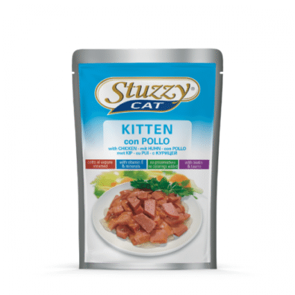 Hrana umeda pentru pisici Stuzzy Junior cu pui 100 g