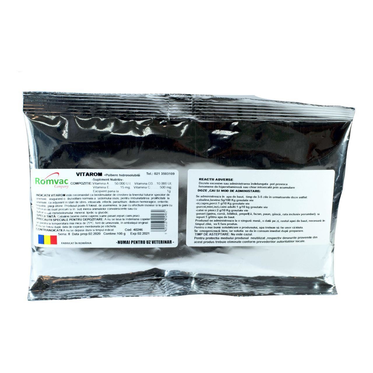 VITAROM PULBERE HIDROSOLUBILA 100 GR