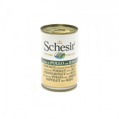 Hrana umeda pentru pisici Schesir Pui-Orez 140gr