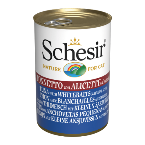 Hrana umeda pentru pisici Schesir Ton si Pestisori 140gr