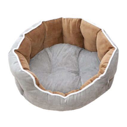 CULCUS CATIFEA PENTRU CAINI SI PISICI GRI-MARON 75 X 65 X 24 CM/ 9247-2021A