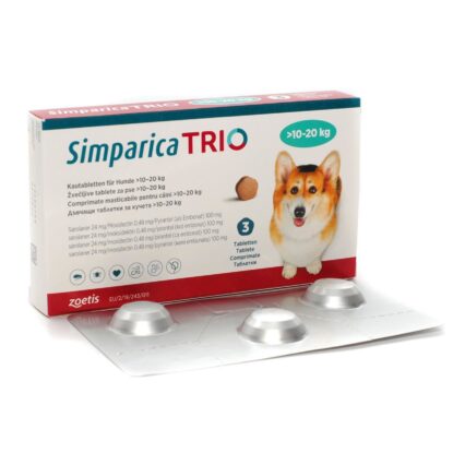 SIMPARICA TRIO 24 MG (10,1-20 KG)*3 TB