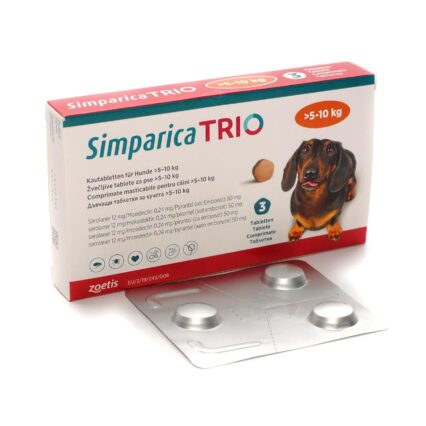 SIMPARICA TRIO 12 MG (5,1-10 KG)*3 TB