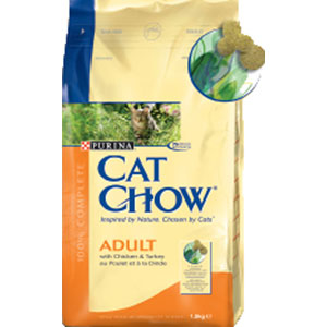 Cat Chow Adult CURCAN, PUI 15 KG