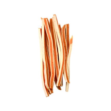 RECOMPENSE PENTRU CAINI FLAMINGO SNACK HAPKI STRIPS PUI SI PESTE 400GR