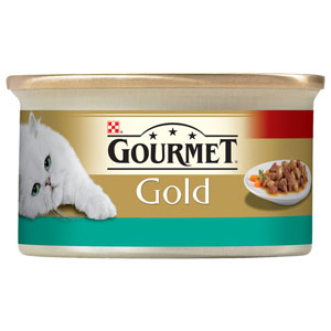Gourmet Gold somon, pui in sos  85 gr
