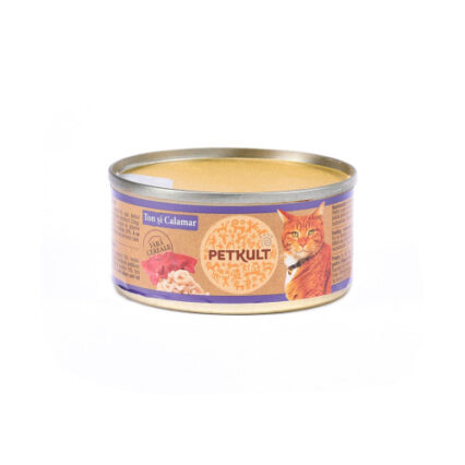 Petkult Cat Ton cu Calamar 80 gr