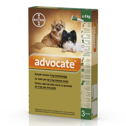 Advocate Dog 0-4 kg x 3 pipete