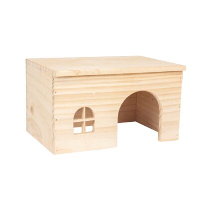 CASUTA DIN LEMN PENTRU HAMSTERI MODY M FLAMINGO 28x18x16CM