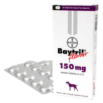 Baytril Flavoured 150 mg x 20 tablets